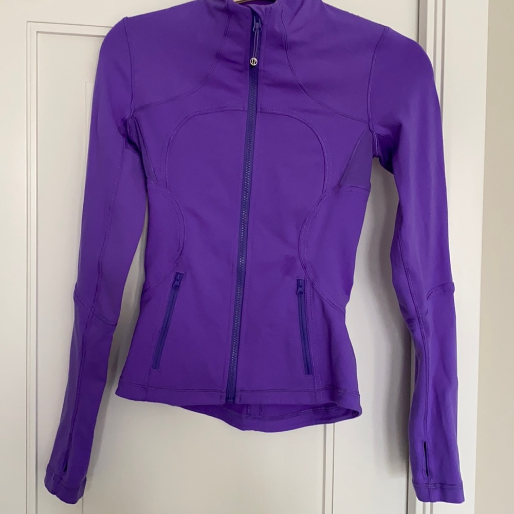 Lululemon Purple Jacket Top Define Size 2 XS